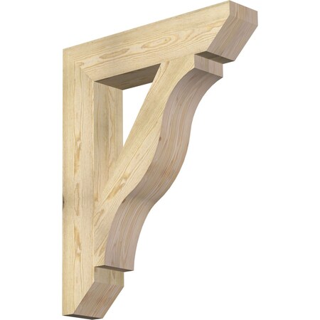 Ekena Millwork Funston Slat Rough Sawn Bracket, Douglas Fir, 6"W x 30"D x 38"H BKT06X30X38FST06RDF